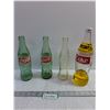 Image 1 : Glass Coke Bottles - Large One is Unopened