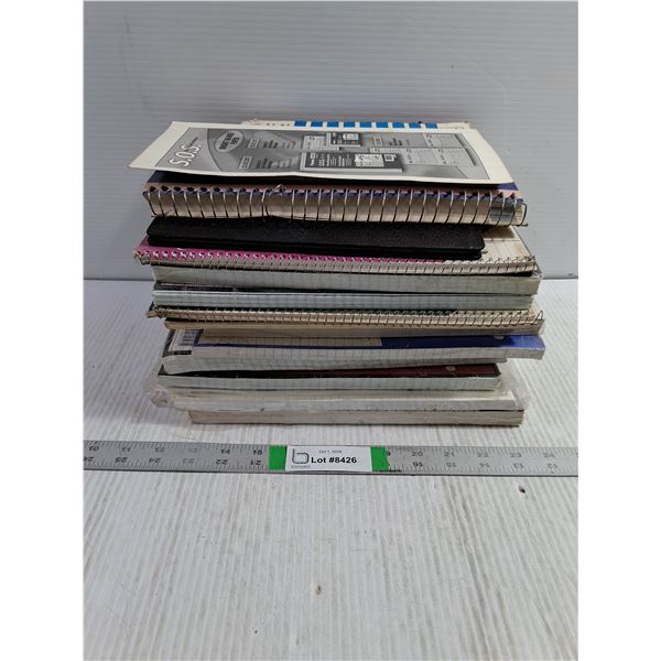 Lot of Pkgs. of Ruled Paper,Refill Paper,Exercise Books