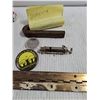 Image 5 : Wallets,Model T Flywheel Magnet,Campbells Truck,Corvette,Picture Frame,45 Record Adapters,W