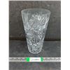 Image 1 : Vintage Cut Lead Crystal Vase