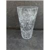 Image 2 : Vintage Cut Lead Crystal Vase