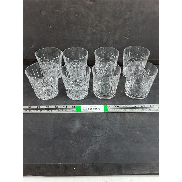 (2) Sets of (4) Crystal High Ball Glasses