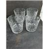 Image 4 : (2) Sets of (4) Crystal High Ball Glasses