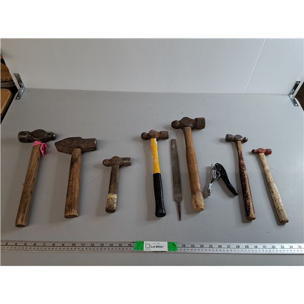Ball Peen/Cross Peen Hammers Up to 15", Metal File, Misc. Can't Ship