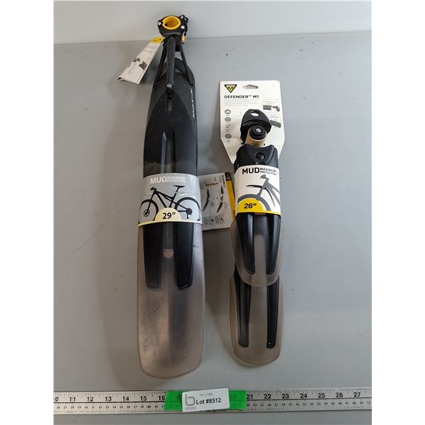 (2) Bike Fenders- Appear New, Can't Ship