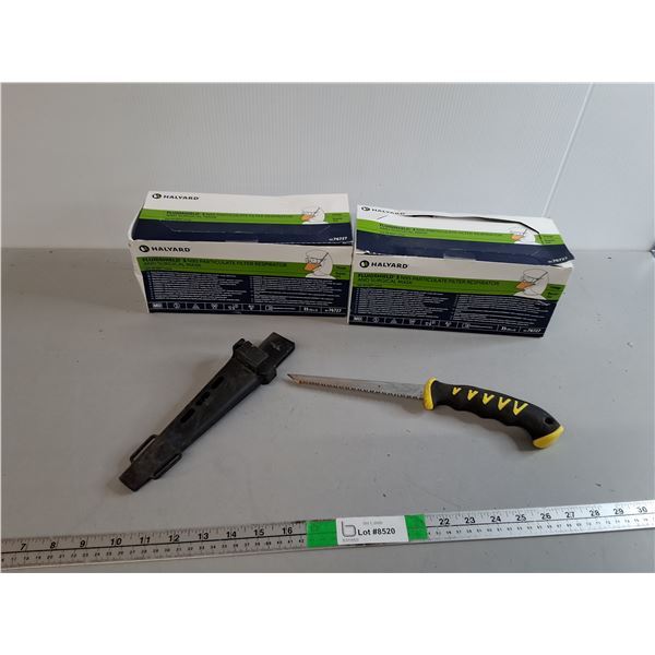 (2) Boxes of N95 Particulate Masks & Drywall Hand Saw