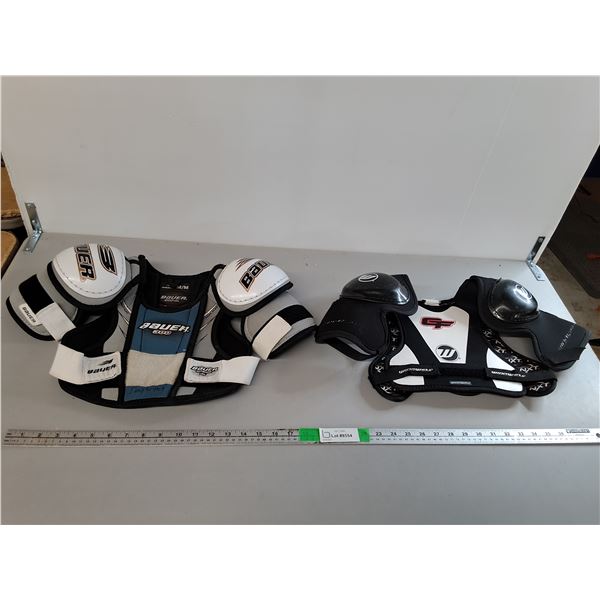 (2) Child Hockey Shoulder Pads- Approx. S/M