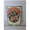 Image 1 : Vintage Style Metal Fraise Sign 13.75" x 10.25"