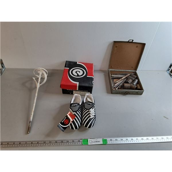 Eletto Soccer Cleats-Y8, Sockets, Chisels, Paint Stirrer, Misc.