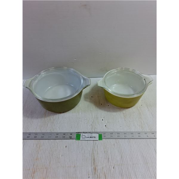 (2) Pyrex Casserole Dishes