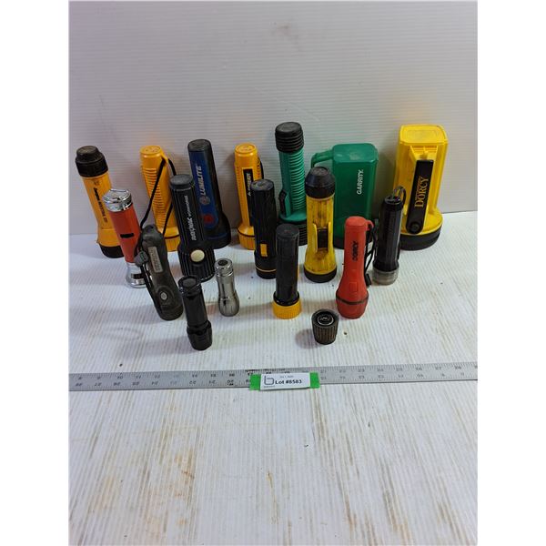 (17) Assorted Flashlights - Untested