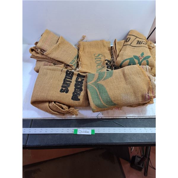 Assorted Burlap Sacks