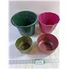 Image 1 : (4) Plastic Plant Pots