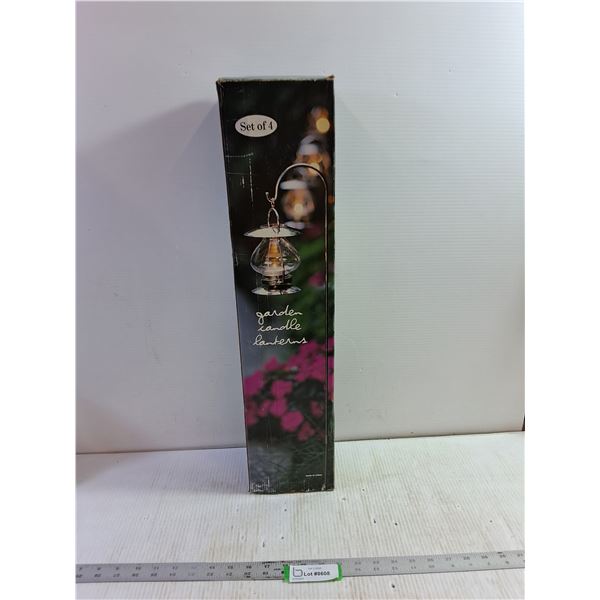 Garden Candle Lanterns in Box