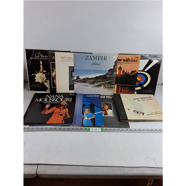 (12) Records-ABBA,The Eagles,Zamfir,Nana Mouskouri and more