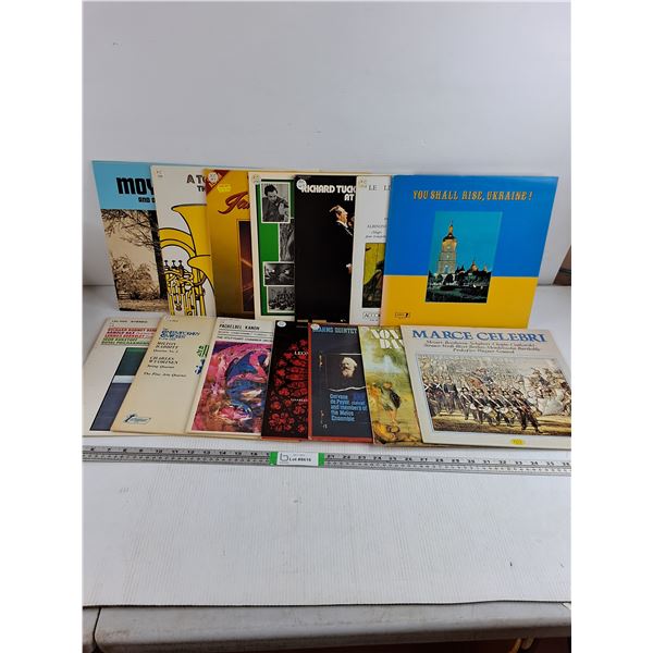 (14) Records Featuring Various Classical Music