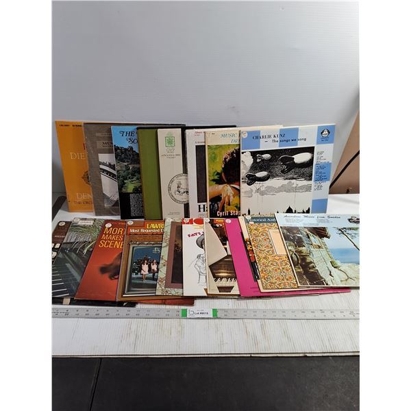 (19) Records-Accordion,Lawrence Welk,Piano Charlie Kunz and more