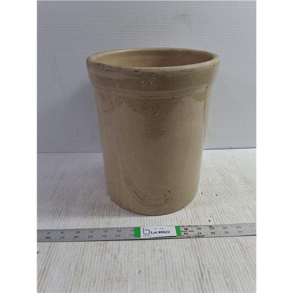 Vintage 2 Gallon Medalta Crock-one small crack, Pickup Only