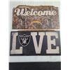 Image 2 : (6) NFL Mancave Signs