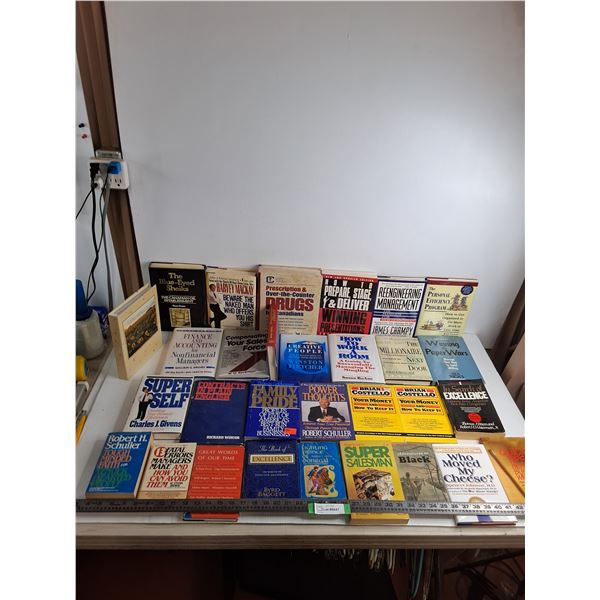 (30) Books - Mostly Self Help, Post Card Album