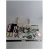 Image 1 : Large Assortment of Mostly Vintage Jewelry & Boxes, Plastic Tray