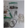 Image 4 : Large Assortment of Mostly Vintage Jewelry & Boxes, Plastic Tray