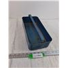 Image 3 : Blue Metal Open Toolbox Utility Storage Caddy