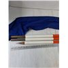 Image 3 : * ~54" Surveyor's Prism Pole and (2) Surveying Poles with Cover No Shipping