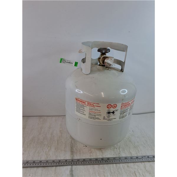 **White Propane Canister No Shipping