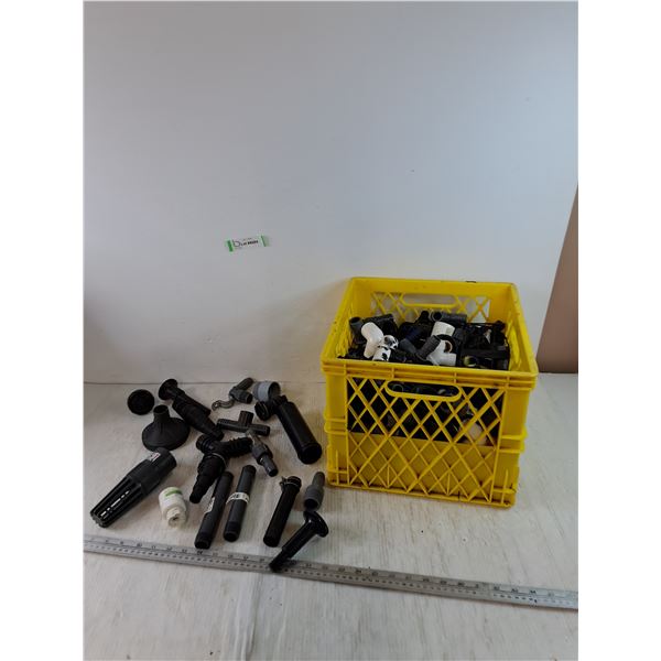 Assorted Fountain, Pond Pump Nozzles, Adapters, Strainers , Other Misc Pipe Fittings No Shipping