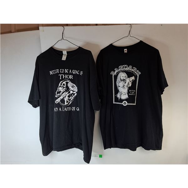 (2) Men's Graphic Tshirts-2XL