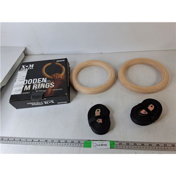 Wooden Gym Rings