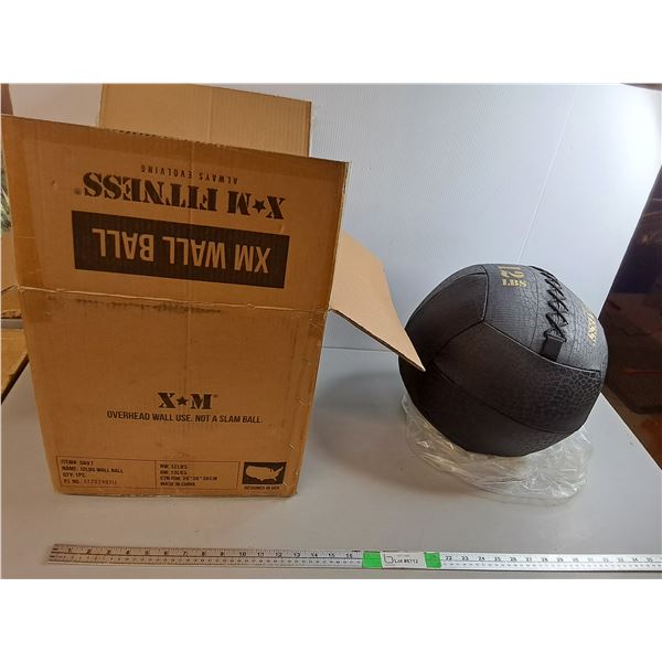 12 Lb. XM Fitness Wall Ball-Pickup Pref'd
