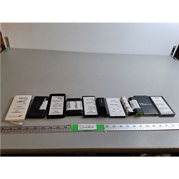 (11) Power Banks-Untested, Can't Ship