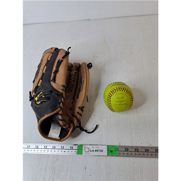 Wilson's Adult Ballglove & Soft Ball