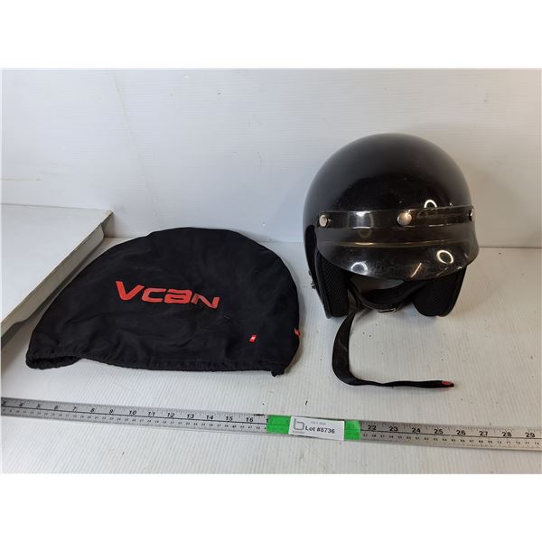 ZR Open Face Motorcycle Helmet-S