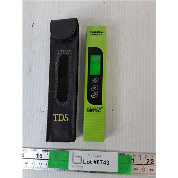 Health Metric Digital Water Testing Pen- Powers On