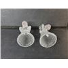 Image 3 : Crystal Angel Candleholders 7.5"