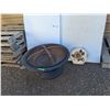Image 1 : **Metal Outdoor Firepit & Patio Stone- Can't Ship