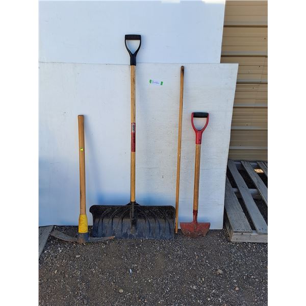 **Pickaxe, Snow Shovel, Lawn Edger up to 55"- Can't Ship