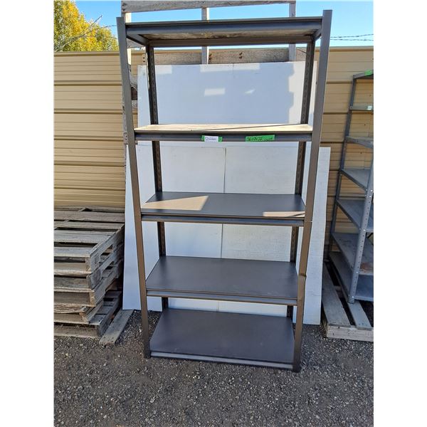 ***Metal 5 Tier Rack with MDF Shelving- Can't Ship
