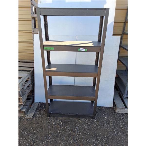 ***Metal 5 Tier Rack with MDF Shelving- Can't Ship