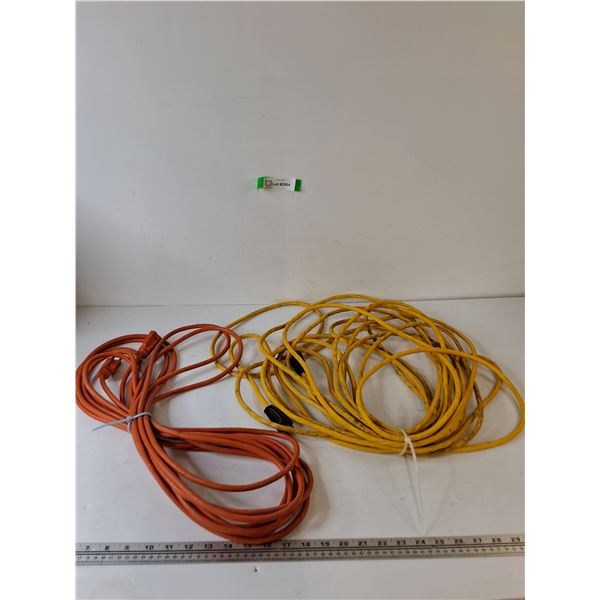 (2) Extension Cords All Tested Works