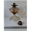 Image 3 : Kerosene Lamp with Glass Chimney