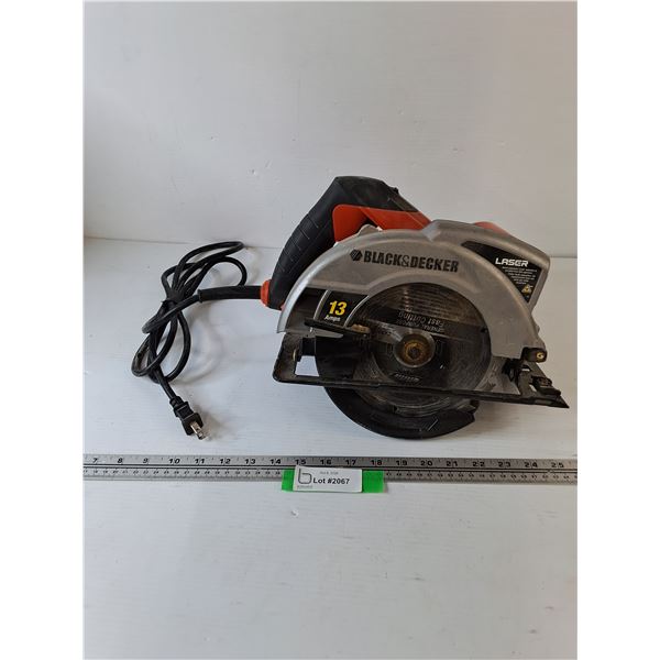 Black & Decker Laser Guided Circular Saw Tested Works, Pickup Preferred