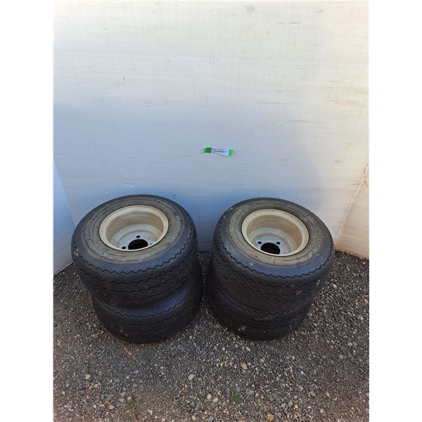 **(4) Golf Cart Tires, 18x8.50-8 No Shipping