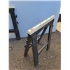 Image 7 : **(2) Sawhorses, Portable Greenhouse Untested As-Is No Shipping