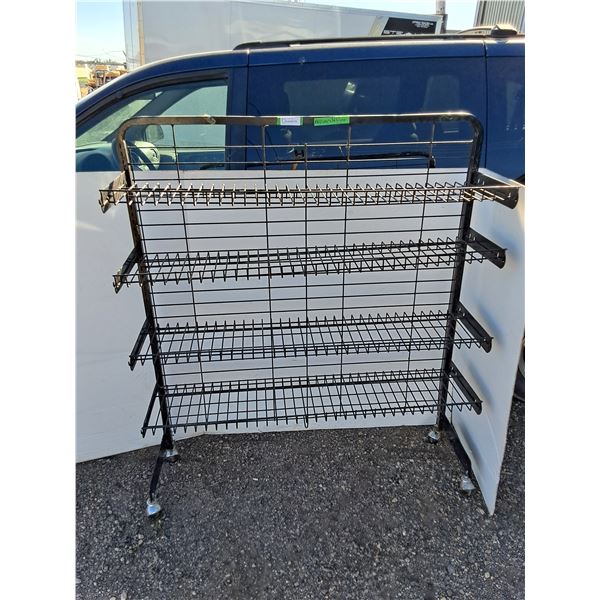 **Metal Shelf with Wheels No Shipping