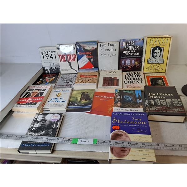 Book Lot- Politics, War, Biographies, Misc.