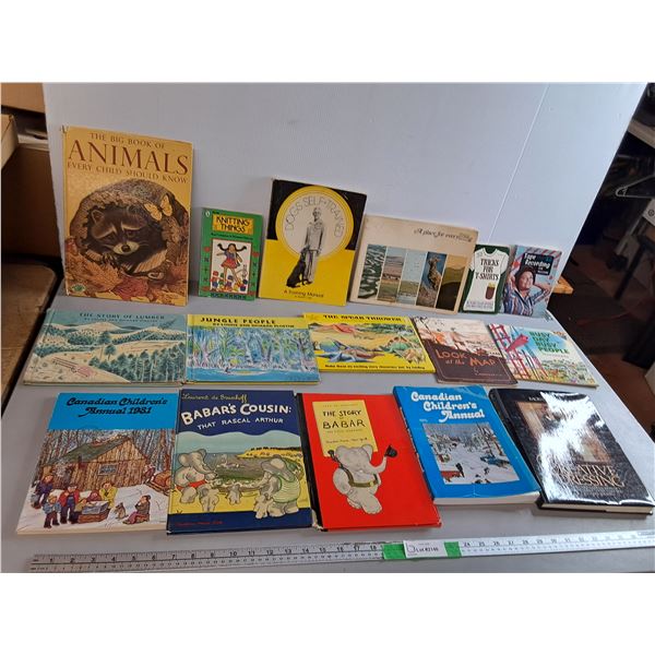 Book Lot- Babar, Dog Training, Creative Dressing, Misc.
